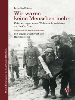 cover image of Wir waren keine Menschen mehr